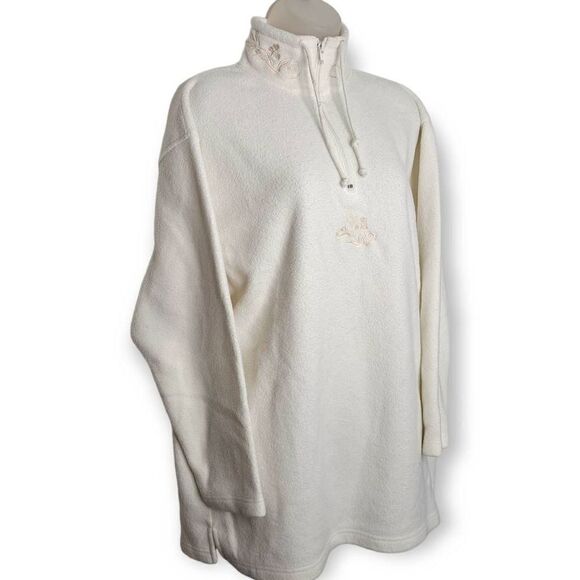 Victoria's Secret Country Vintage 90s Oversized Fleece Pullover size Small RARE - Picture 2 of 6